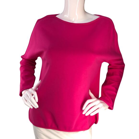 Ann Mashburn Womens Size XS Tunic Top Reversible Double Knit Pink Orange - Picture 11 of 16